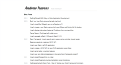 Desktop Screenshot of andrewhavens.com